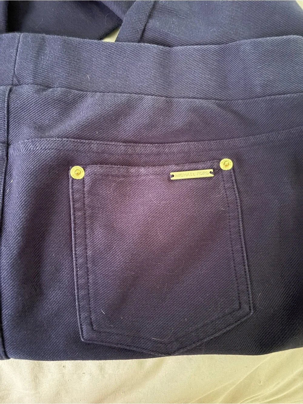 Stylish Women's Navy Blue Ponte Leggings